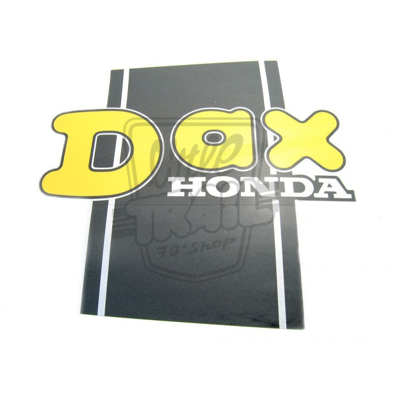 Autocollant de poutre gauche origine HONDA Dax ST70 et ST50, 6v et 12v