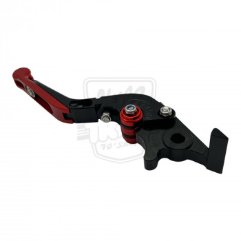 Levier de frein noir et rouge en aluminium pour HONDA DAX ST125 2022 2023 2024