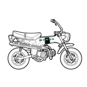 Pièces détachées origine Honda Dax ST50 et ST70 6v de 1969 à 1981