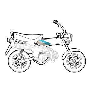 Châssis - Partie cycle Honda Dax 12v 1990-1996